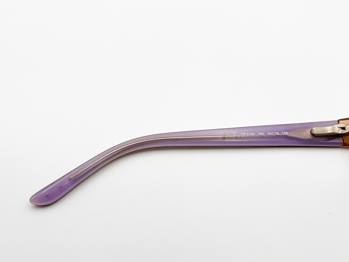 Tom Ford TF 5185 Eyeglasses FRAMES 050 Brown Purple 53[]16  display picture 2