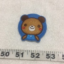 Baby Bear Teddy Bear Cute Round Iron On Patch New