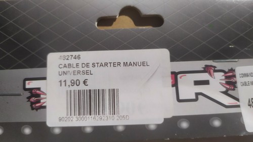 commande Starter universel complet sur châssis pour carburateur - Imagen 5 de 6