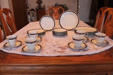 Noritake Ivory China Vintage Pattern 7260 Etienne 30 Piece Dinnerware Grouping