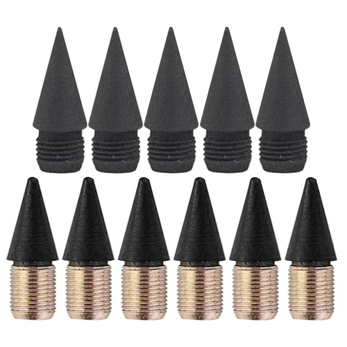 40 Pcs Replacement Student Use Pencil Replaceable Heads Inkless Nibs - Afbeelding 6 van 12