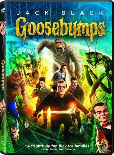 Goosebumps DVD Jack Black, Dylan Minnette, Odeya Rush, Amy Ryan
