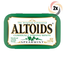 2x Tins Altoids Spearmint Flavor Mints | 72 Mints Per Tin | Fast Shipping