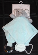 New MODERN BABY Snuggle Blankie elephant securtity blanket lovey teether