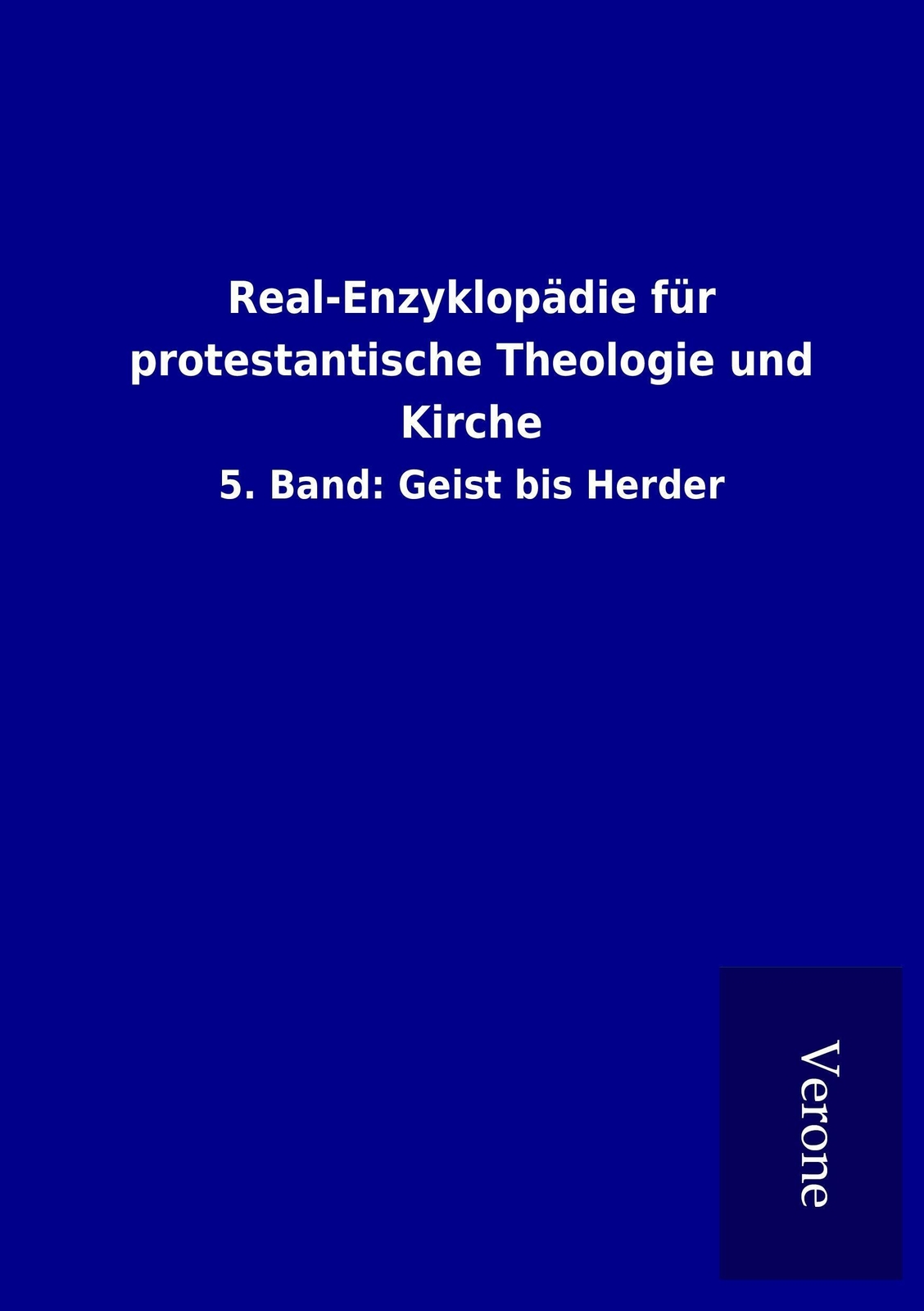 Thumbnail - Ohne Autor | Real-enzyklopädie Für Protestantische Theologie Und
