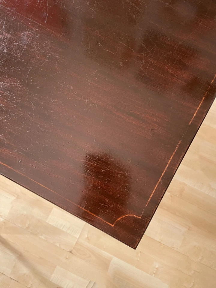 Mesas Anidadoras MCM Vintage Años 50 Brandt Madera Caoba Marrón Mediados de Siglo Modernas Foto 3 de 4