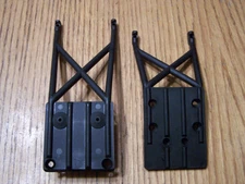 Traxxas 1/10 2wd Slash Front & Rear Skid Plates / Chassis Braces Also Fit Raptor
