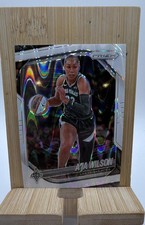 2025 Panini Prizm WNBA - A'ja Wilson #76 White Seismic Prizm