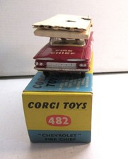 Corgi Toys, 482 Chevrolet Impala Fire Chief, Original,