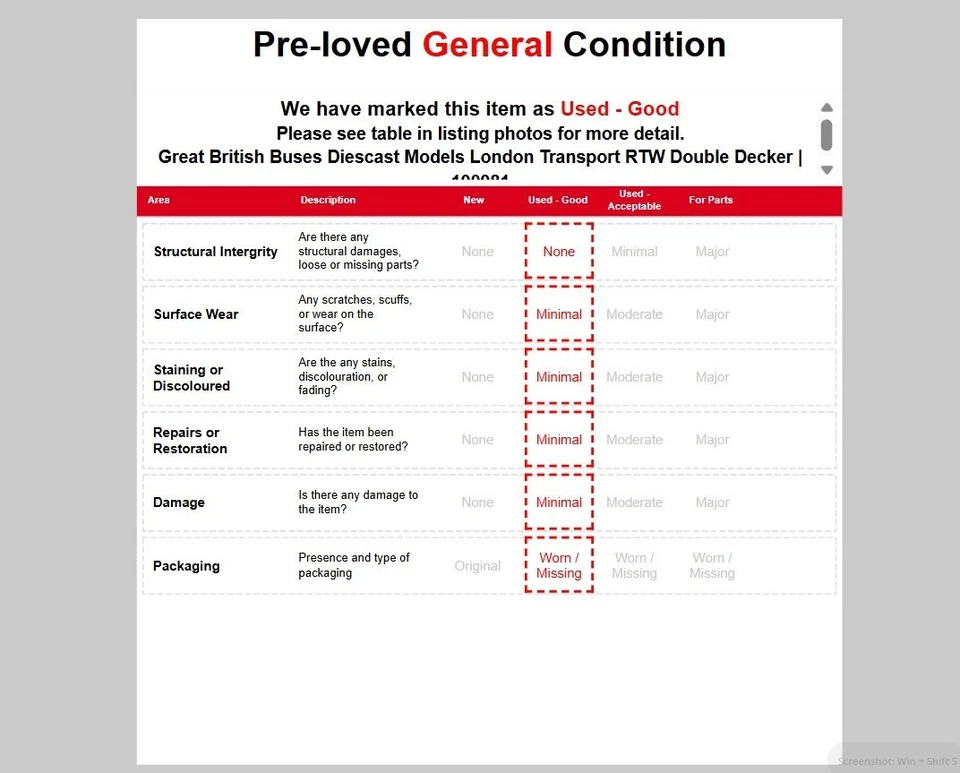 Grandes autobuses británicos modelos diescast transporte de Londres RTW dos pisos  Foto 2 de 4