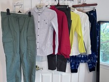 Boys Clothes Lot Of 9 Size 10 - 12 Back To School Pant Hoodie Gap Abercrombie