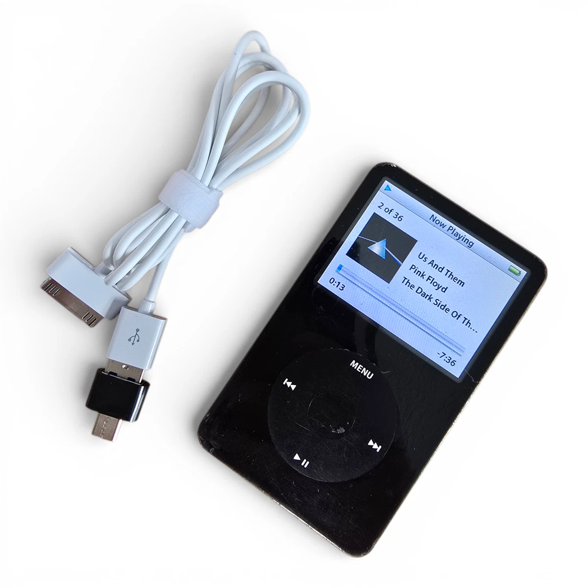 レア美品 iPod classic 第5世代 30GB箱付 新品電池MA444J 【公式通販】
