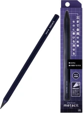 SUN-STAR Stationery Metal Pencil, Metacil, Metallic Navy, New,Japan Product