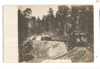RPPC NEW MEXICO TRAIN EL PASO 237 NORTHEASTERN RAILWAY REAL PHOTO ARIZONA TEXAS