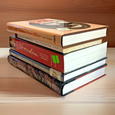 Biography ~ Book Lot ~ 5 Books ~ Houdini, Virgil Earp, Louis Armstrong, Etc.