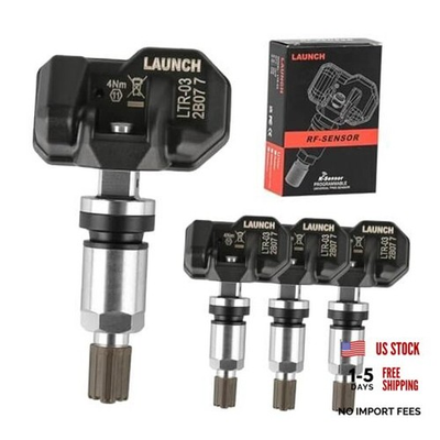#ad LTR 03 TPMS Sensor 315MHz 33MHz Dual Frequency Screw In Metal Valve 4 Valves $124.75