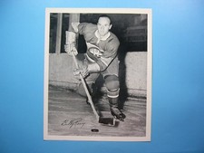 1945/54 QUAKER OATS NHL HOCKEY PHOTO BILLY REAY ACTION NICE!! MONTREAL CANADIENS