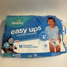 2017 NEW 18 count sleeve of Pampers Easy-Ups Thomas  Friends Size 4T-5T