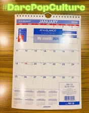 2026 At-A-Glance PM1-28 Monthly Wall Calendar, 8 x 11"
