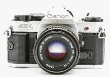 Exc 3 CANON AE-1 Program SLR 35mm Film Camera New FD 50mm F1.8 Lens from Japan