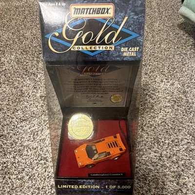 Matchbox Gold Collection Lamborghini Countach 1990 Orange Diecast 1:43 Limited