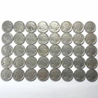 Lot of 40 (Full Roll) 1930’s Buffalo Nickel Coins 1930-1937 Full Dates Most VG+
