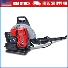 Backpack Leaf Blower Gas Powered Snow Road Blower 66CC 2-Stroke 320MPH 4.0HP