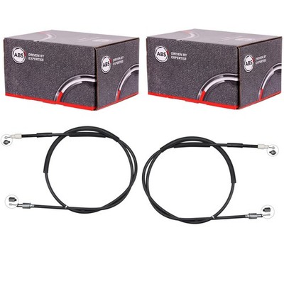 2x A.B.S. HANDBREMSSEILE HINTEN passend für AUDI Q7 VW TOUAREG SCHEIBENBREMSE LI
