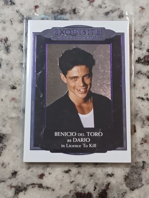 2024 James Bond 007 Exquisite Benicio Del Toro As Dario Purple /75 