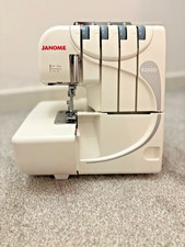 Janome 9200D Four Thread Overlocker Sewing Machine with carry bag Used