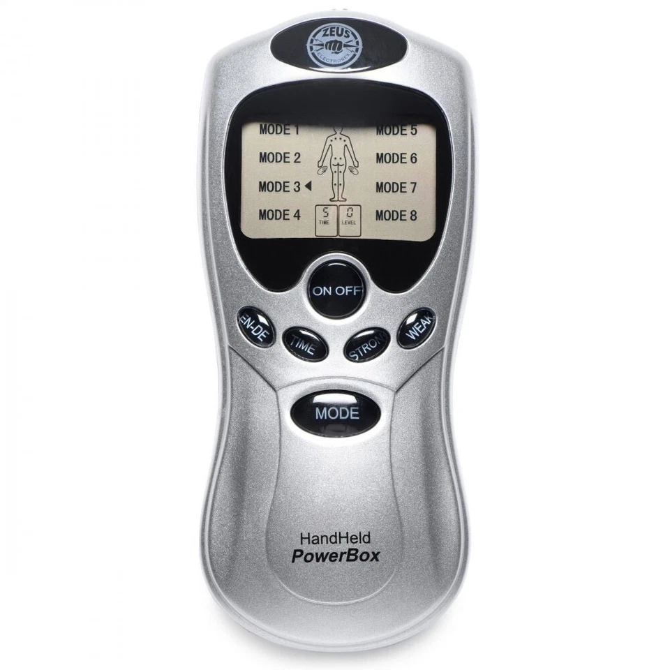 Caja de alimentación portátil Zeus de 8 modos con almohadillas negras Foto 3 de 3