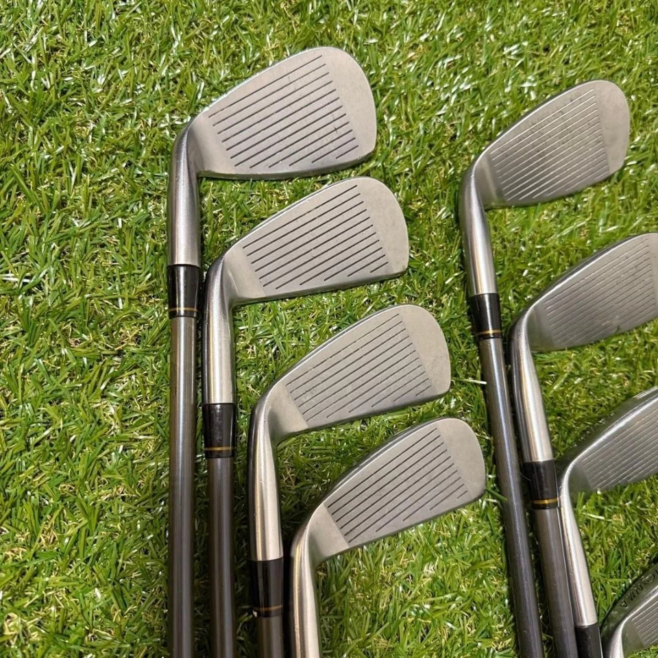 HONMA LB-606 Iron Set 4,6-11,S(8Clubs) / Flex R-1 / TITANIUM-CARBON M-40 - Image 4 of 4