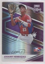 2020 Panini Elite Extra Edition Status Purple 142/249 Jodainy Henriquez #189 uk2