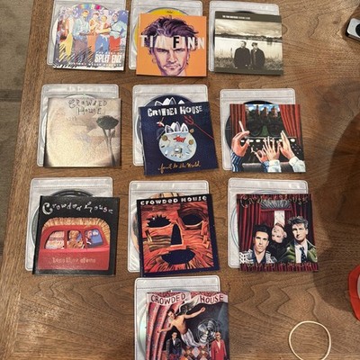 Crowded House Split Enz Tim Finn Finn Brothers 10 CD Lot - Very Nice Collection!