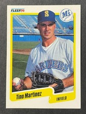 1990 Fleer TINO MARTINEZ # U119 -▶ROOKIE CARD◀– MT. rookie card picture