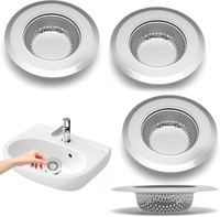 4 StüCk Abfluss Sieb, 5,5 Cm Abflusssieb Waschbecken, Edelstahl Sieb Dusche Abfl
