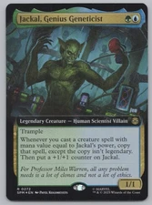 MTG - FOIL Jackal, Genius Geneticist (Extended Art) - Spider-Man (SPM) -r519