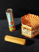 Vintage Musical Revolving Carousel Merry go Round Horses  Kalidescopes