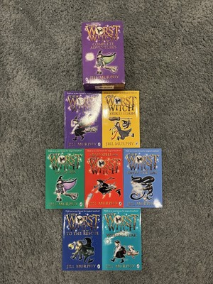 Die schlimmste Hexe 7 Taschenbücher komplett Abenteuer Box Set von Jill Murphy