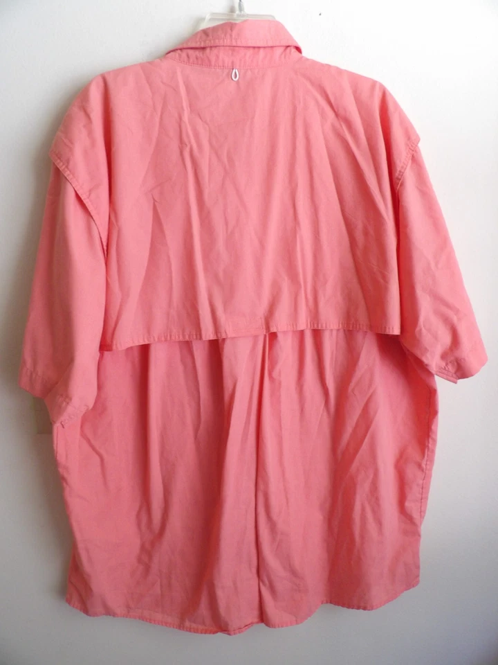 Camisa de pesca Rugged Earth para hombre ventilada de varios bolsillos manga corta talla XXL Foto 3 de 3