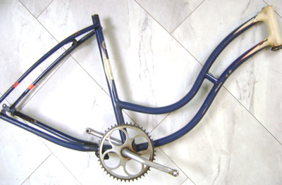 VGC, 1950s, Schwinn Ladies Balloon Tire Klunker, Chicago Frame, &  Crankset