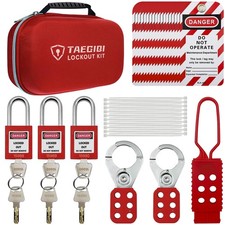 Lockout Tagout Kit,Lock Out Tag Kits,Group Red