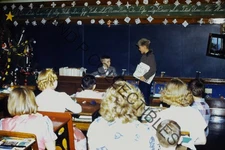 ORIGINAL 1940 Americana 35mm Red Border Kodachrome Photo Slide Candid 001108