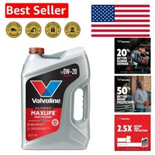 Full Synthetic 0W-20 Motor Oil 5 QT - Advanced Performance for Engines Over 75K 39.31 per gallon