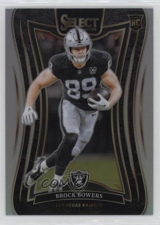2024 Panini Select Suite Level Silver Prizm Brock Bowers #383 Rookie RC