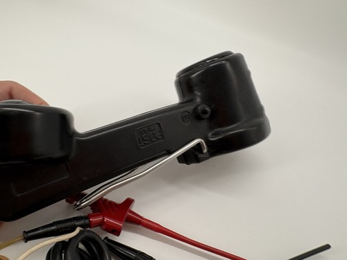 elmeg Post pfa Prüfhandapparat mit Wählscheibe und Prüfstecker – Vintage - Afbeelding 5 van 7