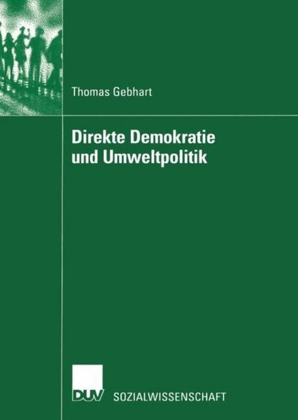 Direkte Demokratie Und Umweltpolitik Thomas Gebhart-image