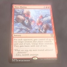 Mass Mutiny ~ Commander: Outlaws of Thunder Junction