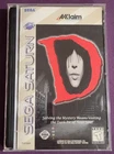 D - Sega Saturn, 1996, Original Owner Complete in Box w Reg Card