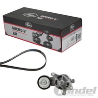 Gates Micro-V Kit KEILRIPPENRIEMEN-SATZ Passend FüR Audi A3 TT Seat Altea Leon